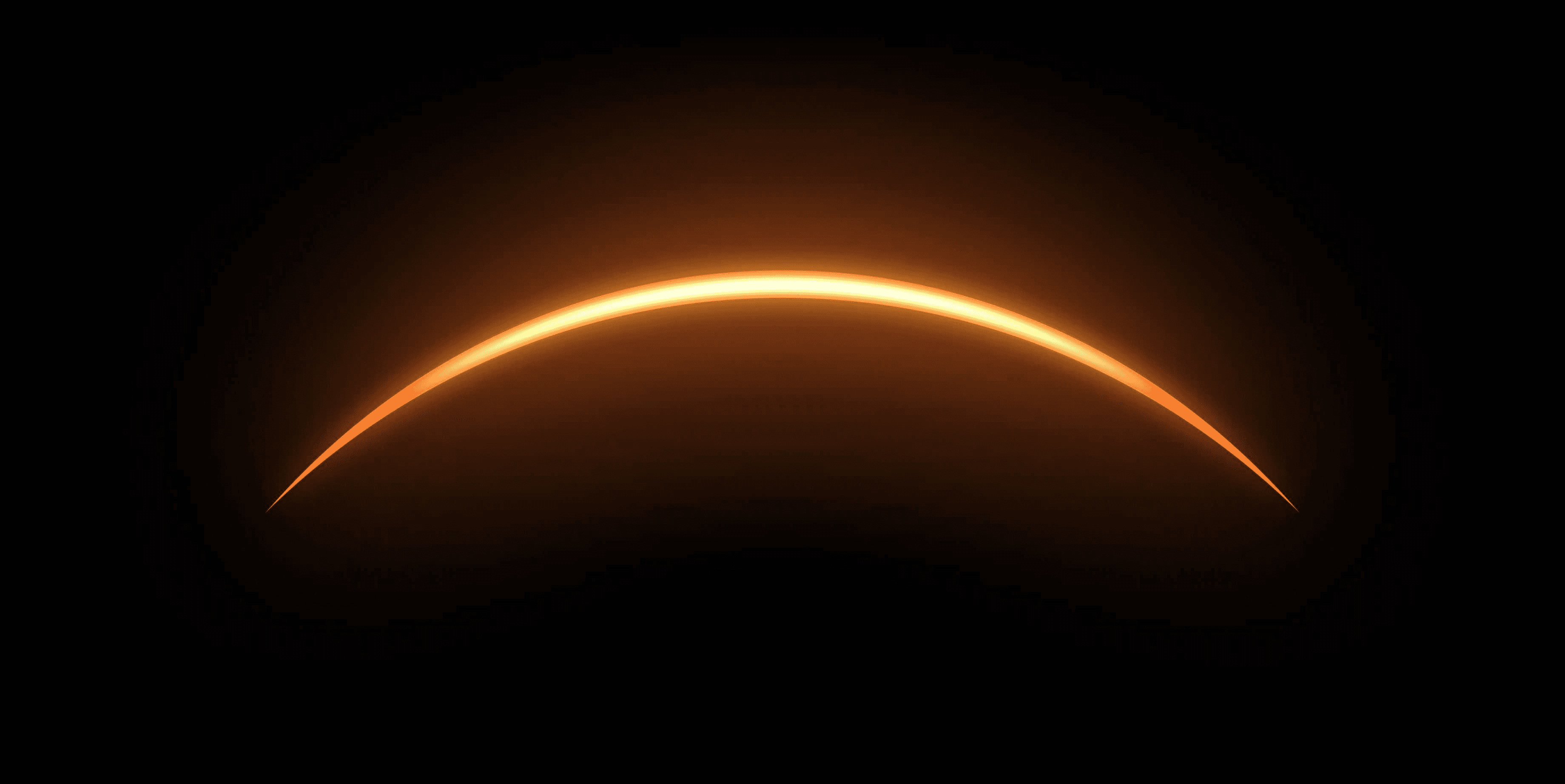 Glowing ellipse